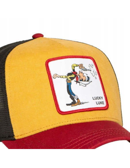 Czapka z daszkiem capslab lucky luke multicolor trucker - cl/lck2/1/pct/cow