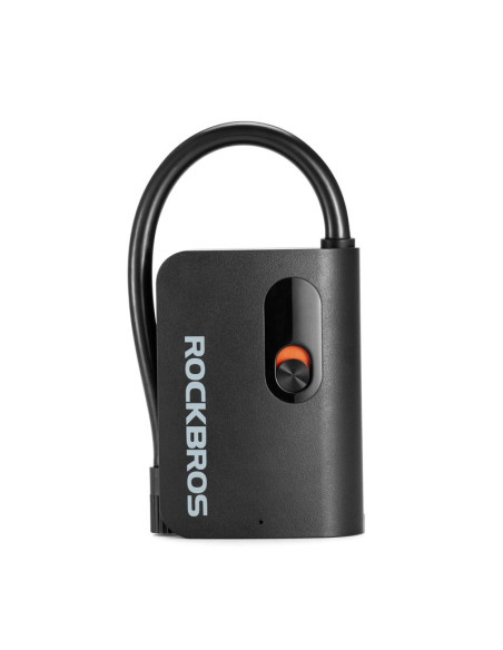 Pompka akumulatorowa rockbros l1 mini 70 psi kompresor długość węża 200 mm schrader - czarna