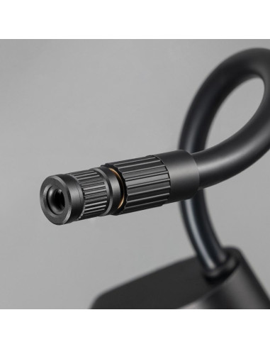 Pompka akumulatorowa rockbros l1 mini 70 psi kompresor długość węża 200 mm schrader - czarna