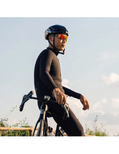 Kurtka rowerowa rockbros ydwt020 diamond jesień/zima rozmiar xs - czarna