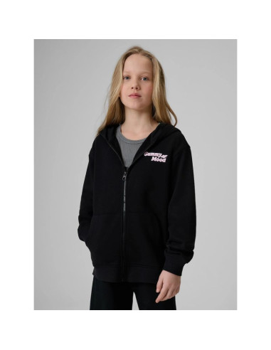 Bluza dresowa loose z kapturem dziewczęca 4f 4fjrss26tswsf2902-20s