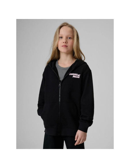 Bluza dresowa loose z kapturem dziewczęca 4f 4fjrss26tswsf2902-20s