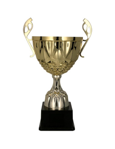 Puchar metalowy złoty mufa