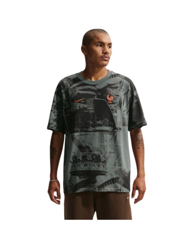 Koszulka męska nike fff iron szara iq2261 068