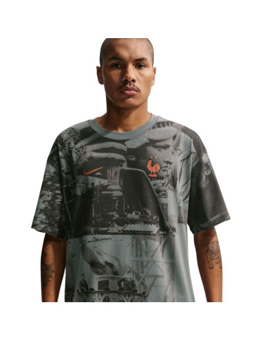 Koszulka męska nike fff iron szara iq2261 068