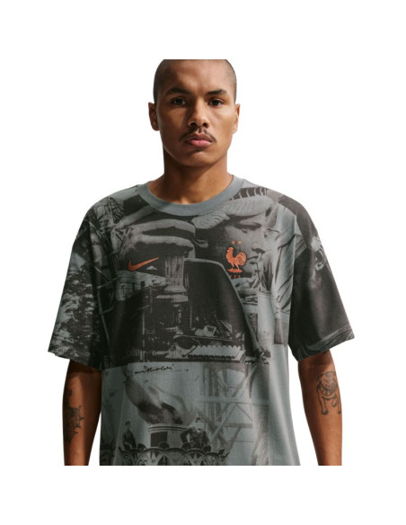 Koszulka męska nike fff iron szara iq2261 068