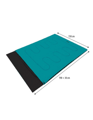 Nc2001 niebieski podwójny śpiwór nils camp