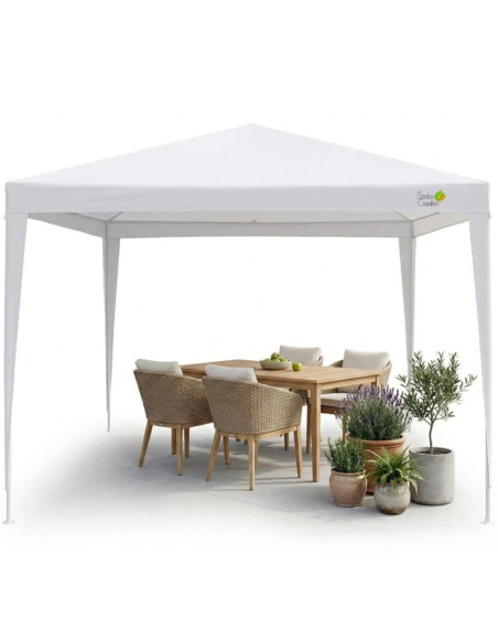 Pawilon namiot ogrodowy pe 3x3x2.45m biały saska garden