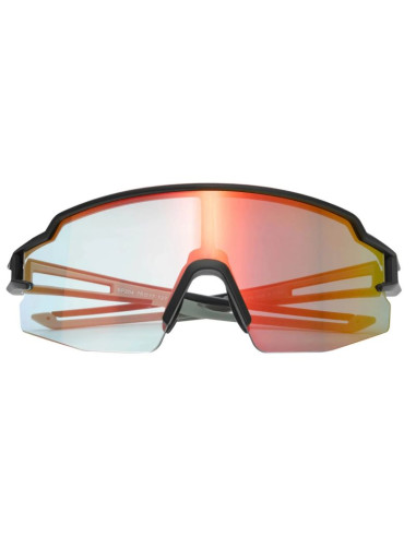 Okulary rowerowe rockbros fotochromowe z ochroną uv i wkładką korekcyjną pomarańczowe szkła - czarne