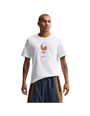 Koszulka męska nike fff soccer biała ih2181 100