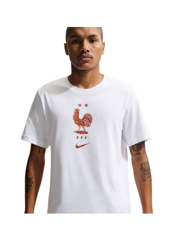 Koszulka męska nike fff soccer biała ih2181 100