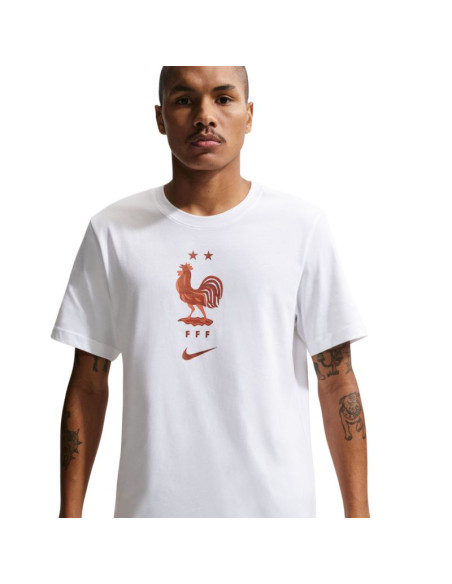 Koszulka męska nike fff soccer biała ih2181 100