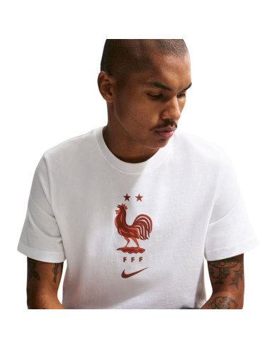 Koszulka męska nike fff soccer biała ih2181 100