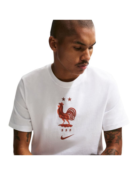 Koszulka męska nike fff soccer biała ih2181 100