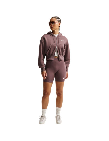 Spodenki damskie nike sportswear classics brązowe dv7797 502