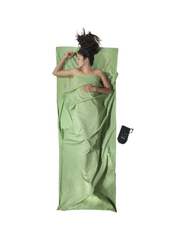 Wkładka do śpiwora cocoon travelsheet organic cotton, forest shade