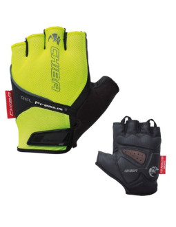 Chiba rękawiczki gel premium s neon żółte