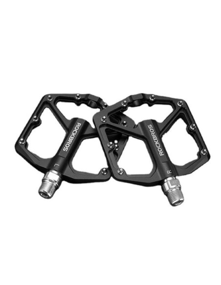 Zestaw pedałów rowerowych rockbros k203-bk - czarny