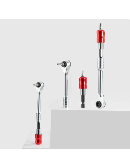 Zestaw narzędzi rowerowych rockbros multitool z kluczem grzechotkowym i łyżkami do opon - czarny