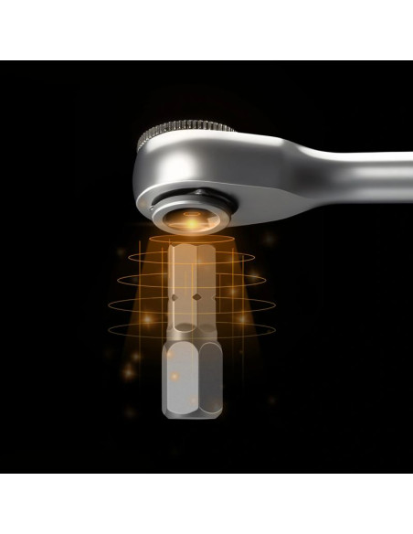 Zestaw narzędzi rowerowych rockbros multitool z kluczem grzechotkowym i łyżkami do opon - czarny