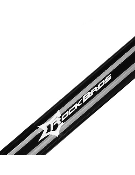 Pompka podłogowa rockbros gp6532b z manometrem - czarno-pomarańczowa