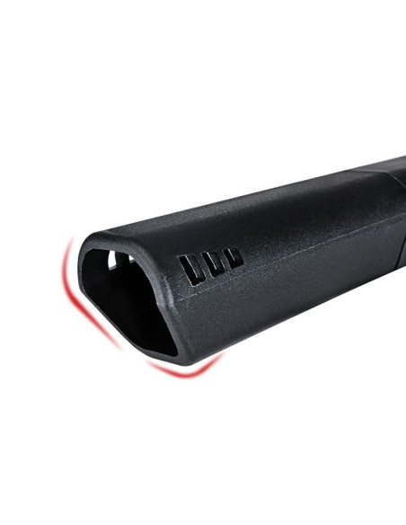 Pompka podłogowa rockbros gp6532b z manometrem - czarno-pomarańczowa