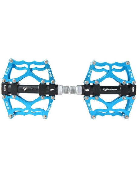 Zestaw pedałów rowerowych rockbros jt201012lbl - niebieski