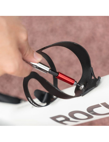 Zestaw narzędzi rowerowych rockbros z mini grzechotką i bitami - półprzezroczysty, zielony