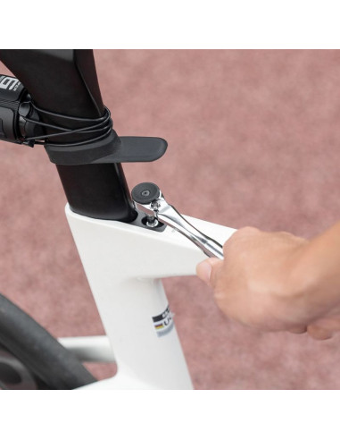 Zestaw narzędzi rowerowych rockbros z mini grzechotką i bitami - półprzezroczysty, zielony