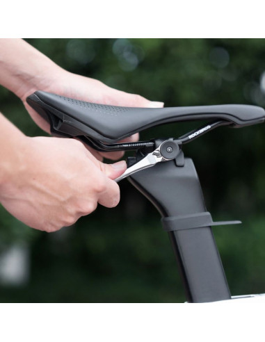 Zestaw narzędzi rowerowych rockbros z mini grzechotką i bitami - półprzezroczysty, zielony