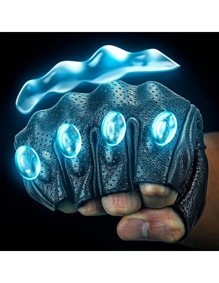 Rękawiczki motocyklowe rockbros 16220006005 xxl skórzane - czarne