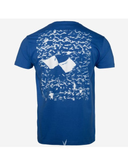 Koszulka the poznań kibice niebieska m 2