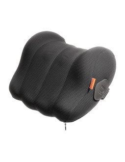 Poduszka samochodowa na zagłówek baseus comfortride - czarna 2