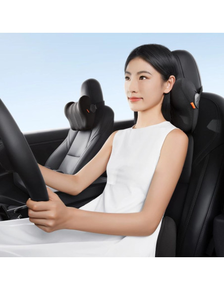 Poduszka samochodowa na zagłówek baseus comfortride - czarna