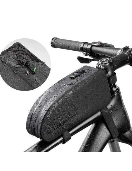 Torba rockbros as-019 rowerowa na ramę wodoodporna 1.5 l - czarna