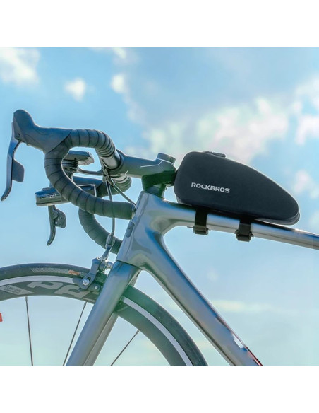 Torba rockbros as-019 rowerowa na ramę wodoodporna 1.5 l - czarna