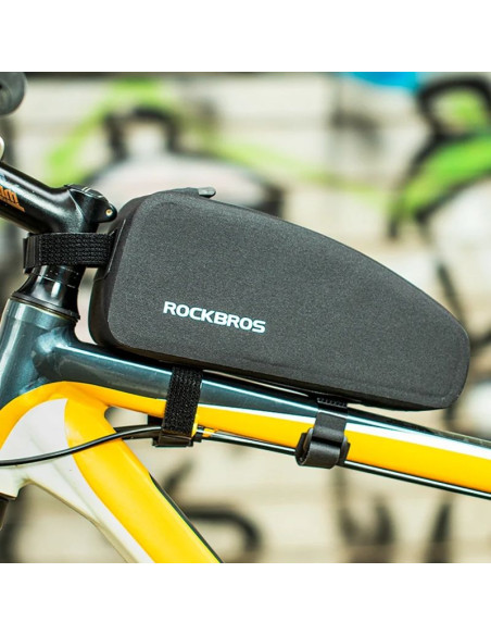 Torba rockbros as-019 rowerowa na ramę wodoodporna 1.5 l - czarna