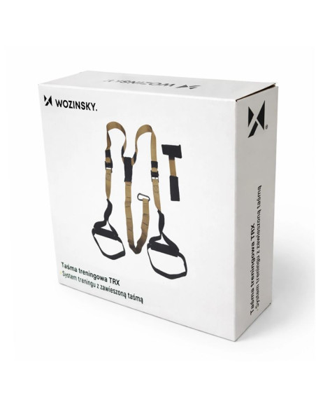 Taśmy do ćwiczeń trx wozinsky wstr-01 - khaki