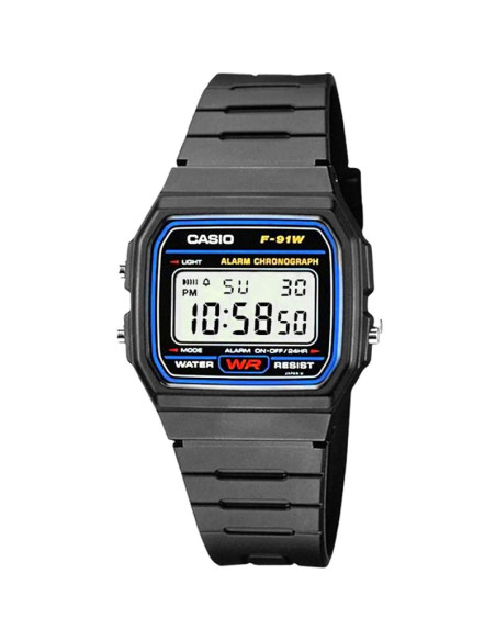 Zegarek męski casio f-91w-1yeg + box