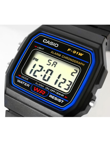 Zegarek męski casio f-91w-1yeg + box