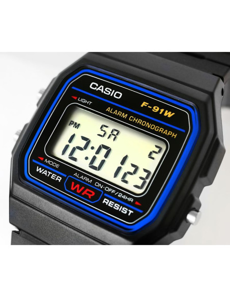 Zegarek męski casio f-91w-1yeg + box