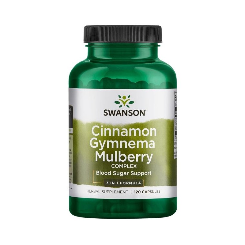 Cinnamon Gymnema Mulberry Complex (120 kaps.)