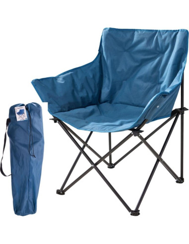 Krzesło fotel turystyczne z podłokietnikami składane redcliffs