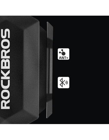 Czujnik prędkości lub kadencji 2w1 rockbros c3 ant+ / bluetooth - czarny