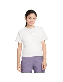 Koszulka dla dzieci nike sportswear biała fz5559 100