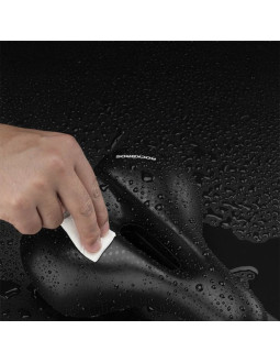 Siodełko rowerowe rockbros 38218916002 mtb + lampka - czarne 2