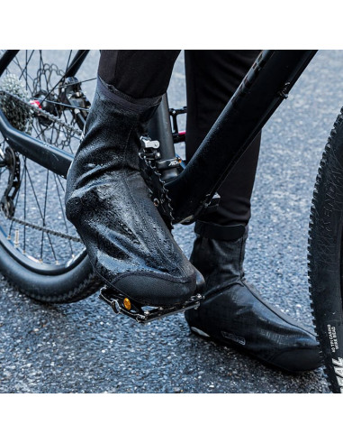 Ochraniacze na buty rockbros lf1081 wiatroodporne wodoodporne 42-46 cm - czarne