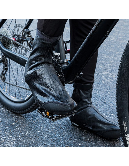 Ochraniacze na buty rockbros lf1081 wiatroodporne wodoodporne 42-46 cm - czarne