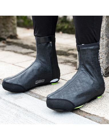 Ochraniacze na buty rockbros lf1081 wiatroodporne wodoodporne 42-46 cm - czarne
