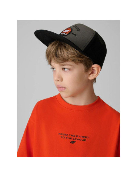 Czapka z daszkiem snapback dziecięca 4f 4fjrss26acabm660-23a